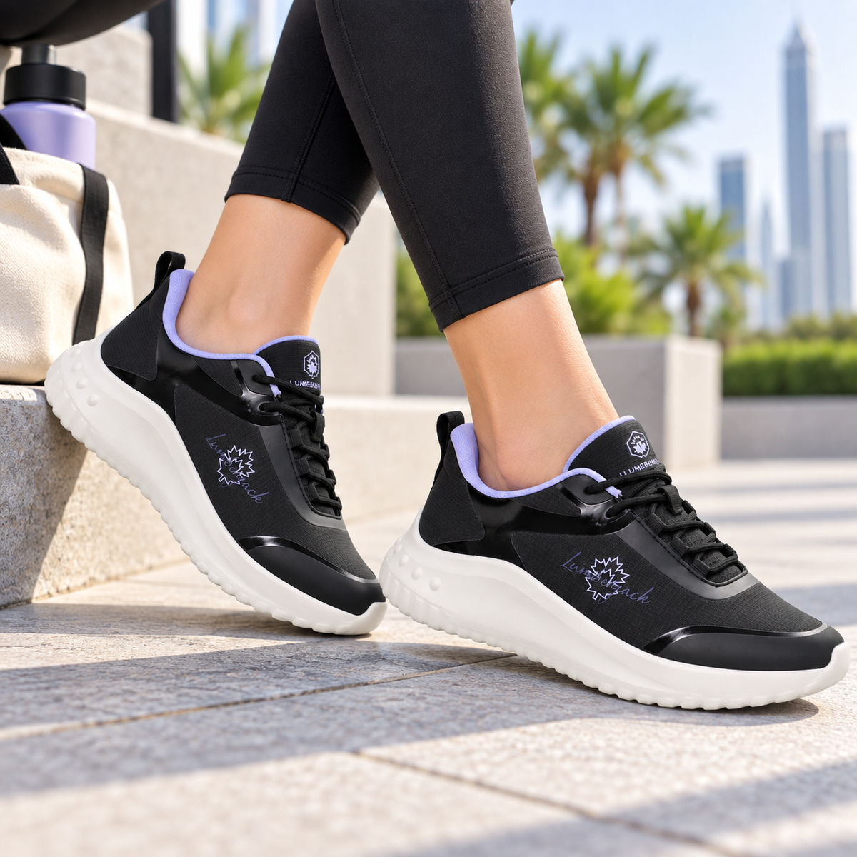 Lumberjack ANYK Women’s Casual Sneakers – Black