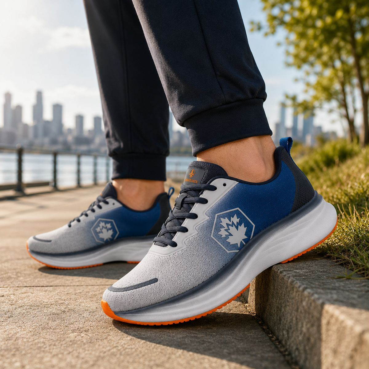 Lumberjack Chess Ocean Blue & Ice Grey Sneaker