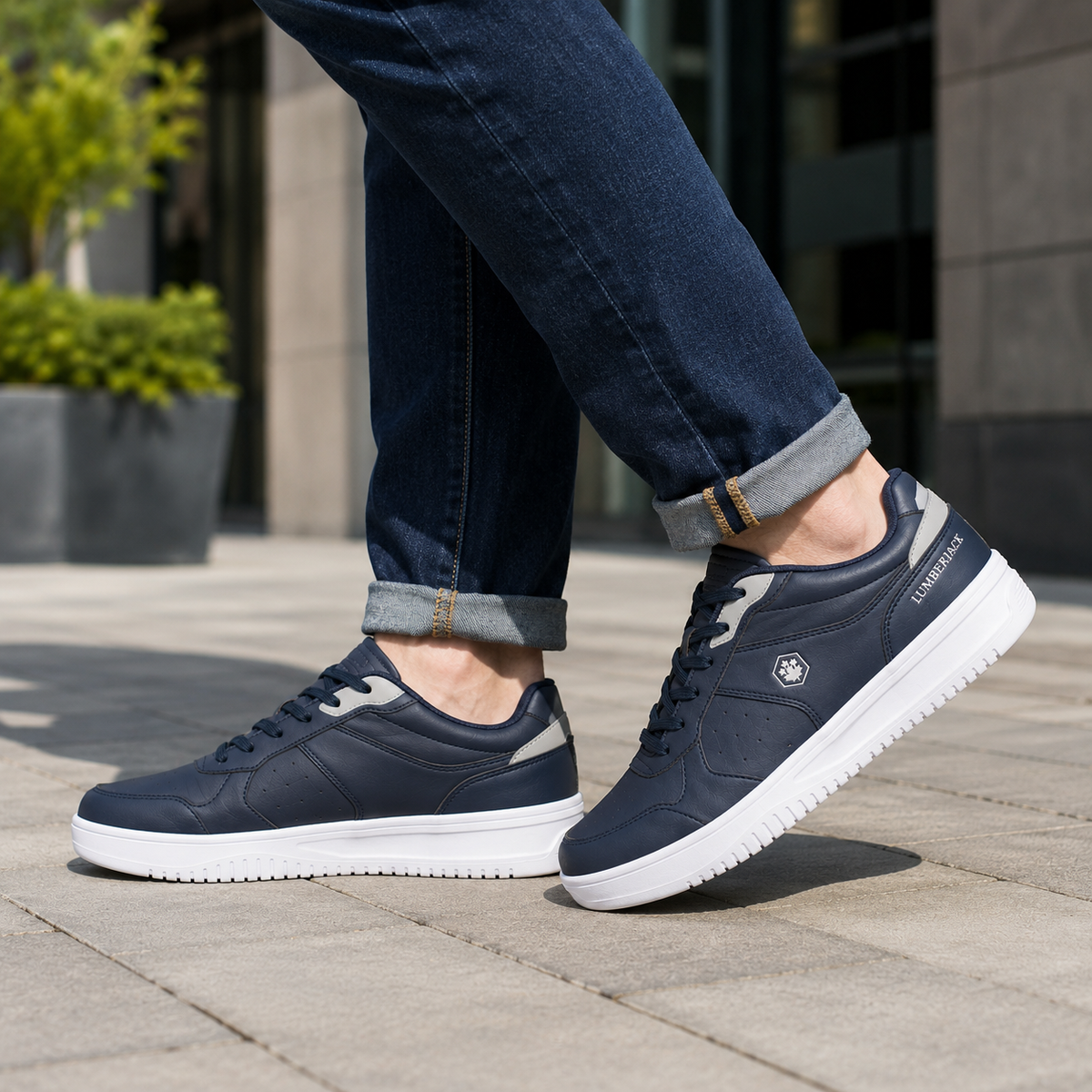 Lumberjack Udemy Men's Midnight Blue Casual Sneakers