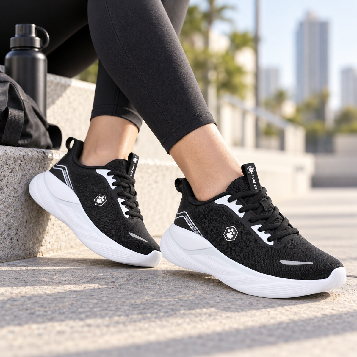 Lumberjack LEMINA Women’s Casual Sneakers – Black