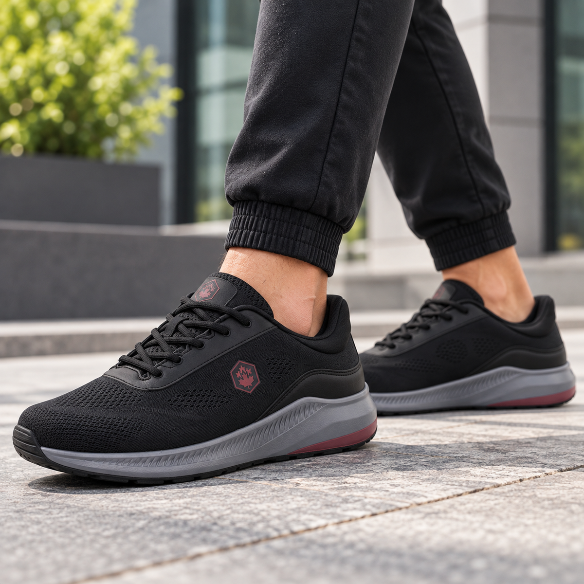 Lumberjack MUSONDA Men’s Casual Sneakers – Black