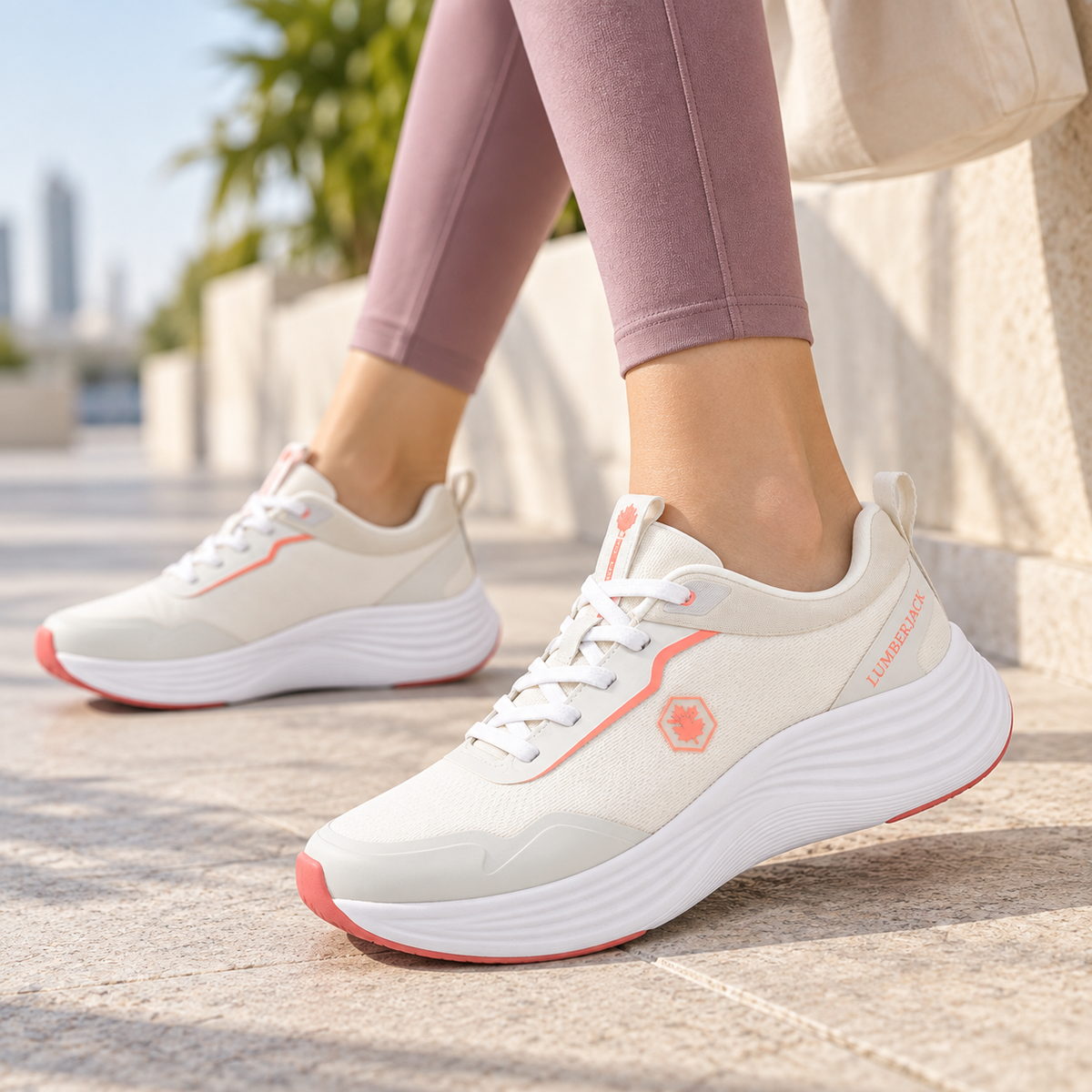 Lumberjack Talara Women’s Casual Sneakers – Beige